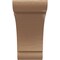 Ekena Millwork 12"W x 24"D x 24"H Classic Olympic Rough Cedar Woodgrain TimberThane Corbel, Primed Tan CORUR12X24X24OLYRCPR - alternate 2